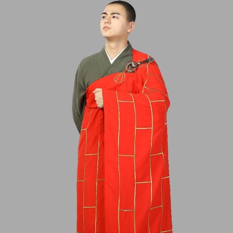 新款僧服四季祖衣金边袈裟和尚服搭衣男女款出家人的衣服师父法会
