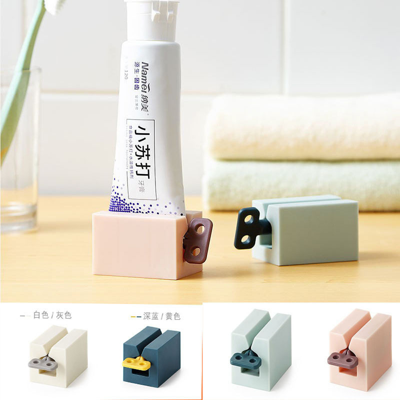 手动家居挤牙膏器夹座式浴室用品洗面奶挤压器