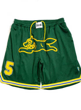 美式潮流冰激凌飞狗短裤男运动透气网眼排汗篮球裤宽松百搭五分裤