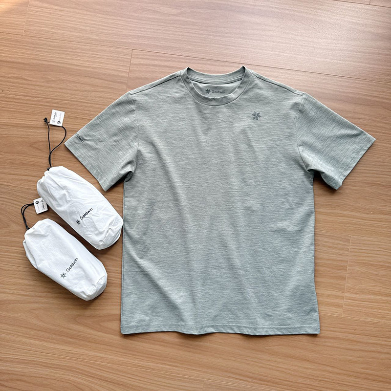 夏季日系户外机能速干短袖T恤男女宽松百搭打底衫黑科技运动上衣