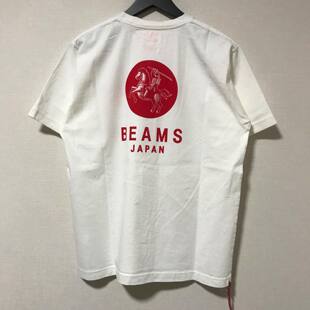 BEAMS EFFECT 马年限定短袖T恤男女情侣圆领宽松印花上衣