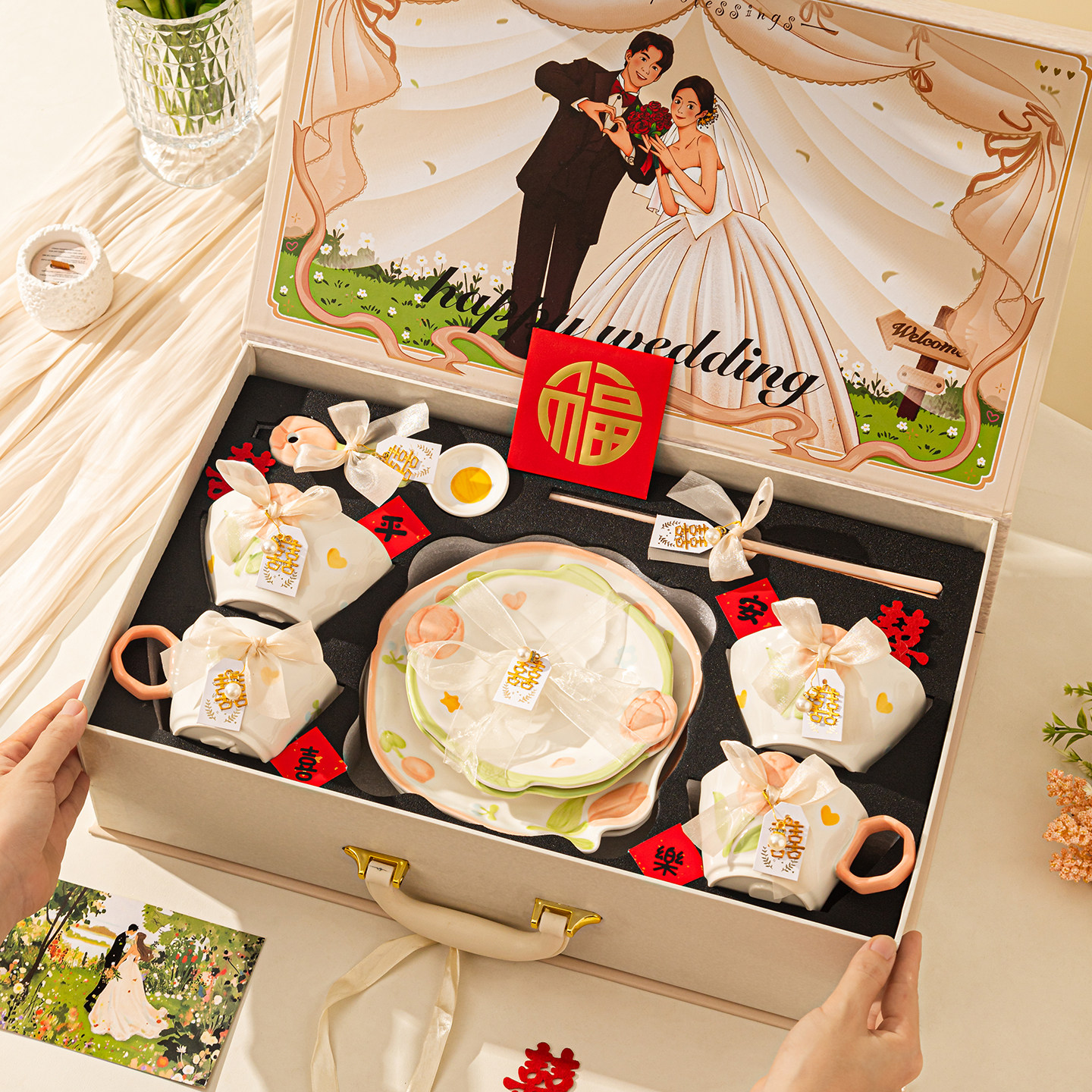 新婚礼物碗盘餐具套装乔迁搬家图片