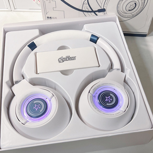 漫威头戴式耳机主动降噪无线蓝牙