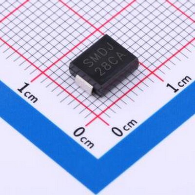 5只 SMDJ28CA 静电和浪涌保护(TVS/ESD) 瞬态抑制二极管 停产 SMC