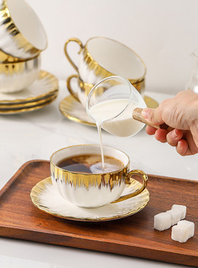欧式骨瓷咖啡杯套装下午茶具高档精致陶瓷英式红茶杯碟套装家用女