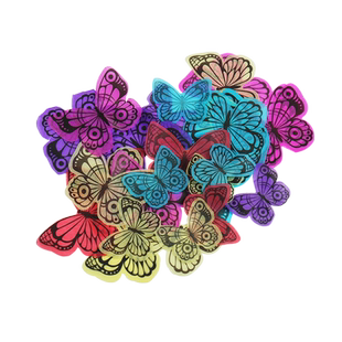 古风戏法漫蝶飞舞 蝴蝶雪花纸 传统扇戏 梁祝化蝶 舞台魔术道具