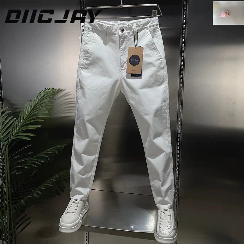 振炳瑞池品质男装轻奢夏季商务休闲裤男裤百搭修身显瘦直筒工装裤