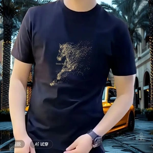 菲凡个体店100%纯棉短袖T恤半袖国潮重磅休闲夏季运动上衣圆领衣