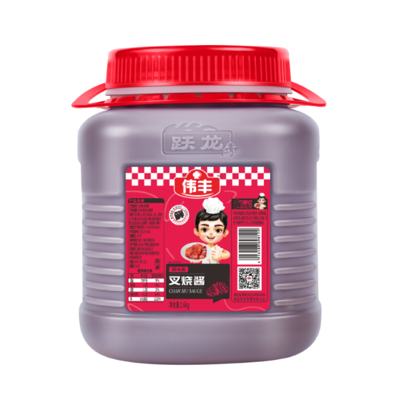 伟丰叉烧酱2.5KG 商用红烧肉烤肉酱蜜汁排骨大桶叉烧调味酱蘸炸