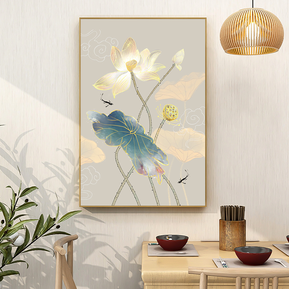 禅意画玄关,禅意玄关画_大山谷图库