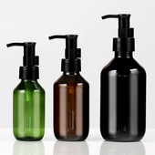 茶油按摩精油瓶卸妆油水分装 瓶避光洗发水旅行塑料玻璃洗手液空罐