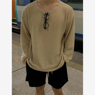 Sunscreen long-sleeved T-shirt trendy top防晒长袖T恤潮流上衣