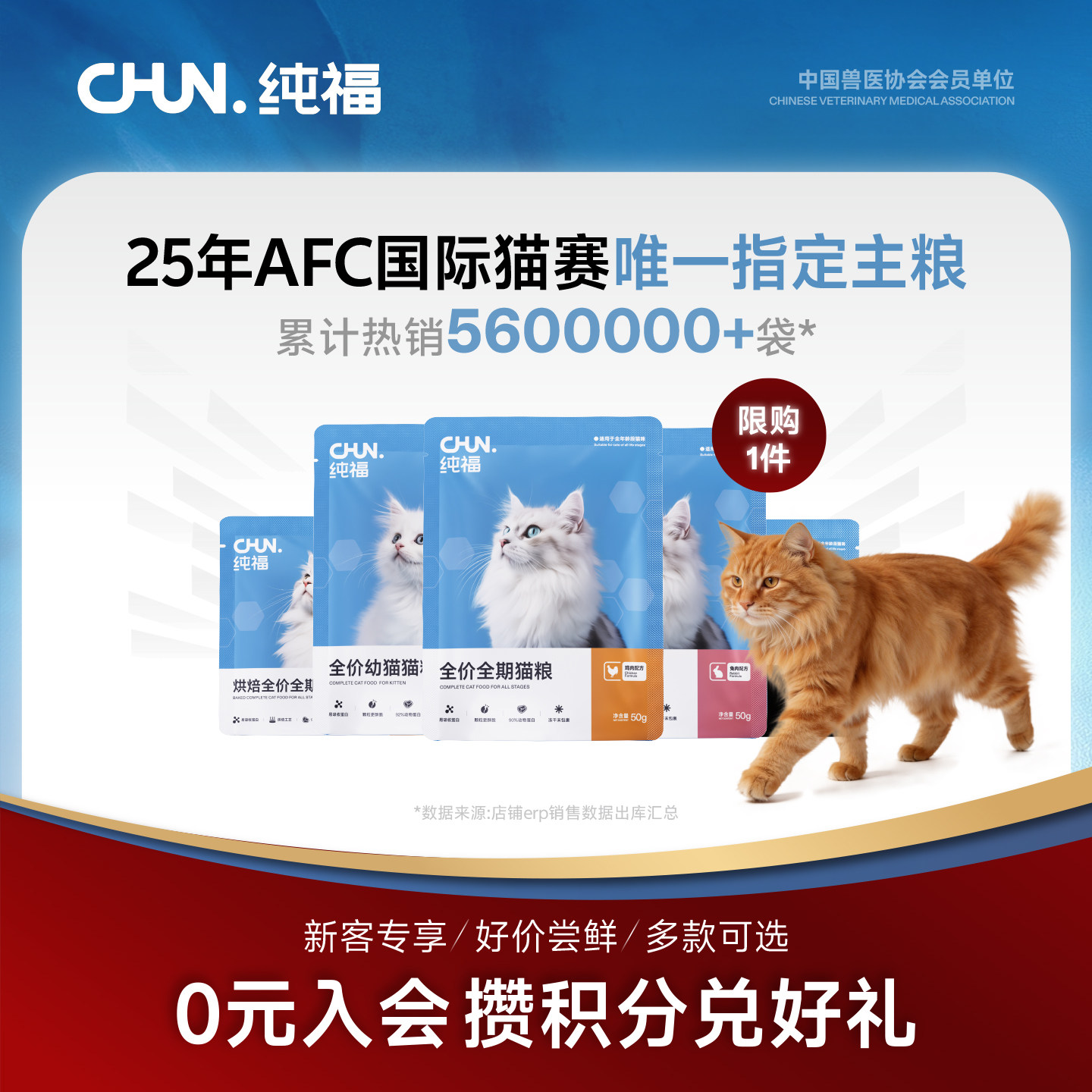纯福爆款热销猫粮试吃装