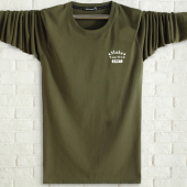 长袖 T恤运动休闲男装 加肥加大码 天天特价 印花靑中少年打底衫 秋衣T