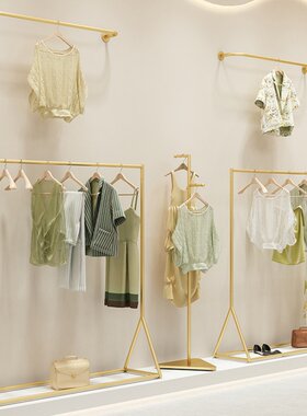 服装展示架落地衣架服装店挂衣架童装铁艺货架女装衣服展示架