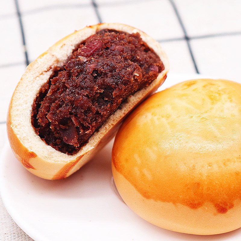 6包早餐山药豆包薏米糕点面包夹心营养休闲红豆代餐学生零食整箱