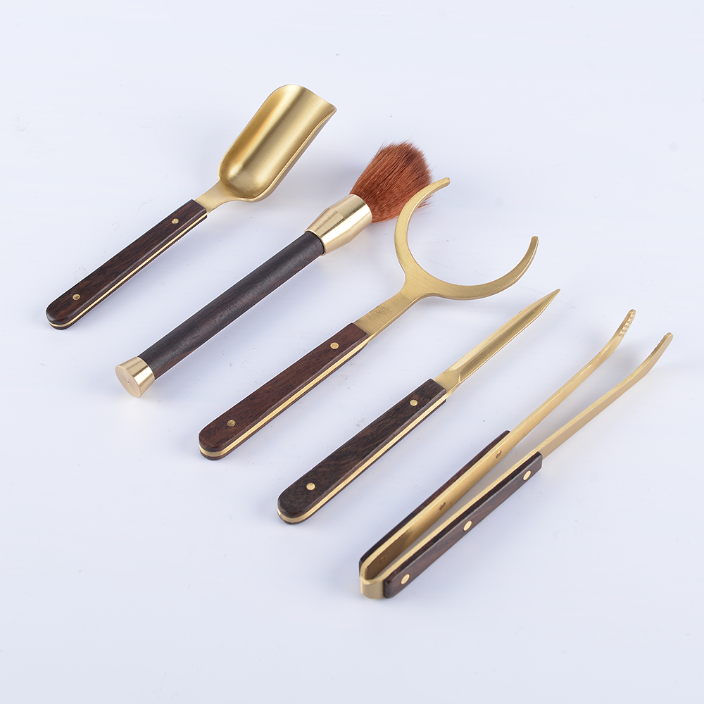 铜木茶刀笔筒茶夹子茶道六君子实木黑檀套装铜艺功夫茶具配件大全,餐饮具,茶道/零配,淘宝优惠券,粉丝福利购,淘宝优惠卷