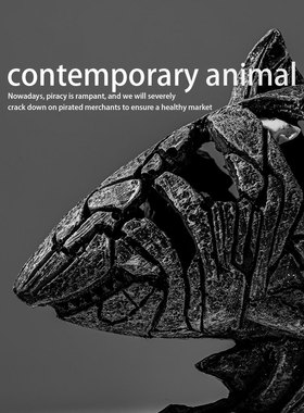 SHARK丨七夕节礼物情人节创意客厅卧室鲨鱼雕塑摆件动物桌摆