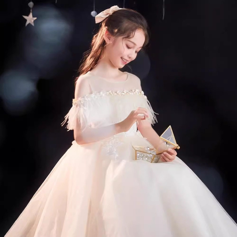 儿童高端礼服公主裙花童婚礼宴会女童主持人婚纱钢琴演出晚礼服,童装/婴儿装/亲子装,儿童礼服,淘宝优惠券,粉丝福利购,淘宝优惠卷