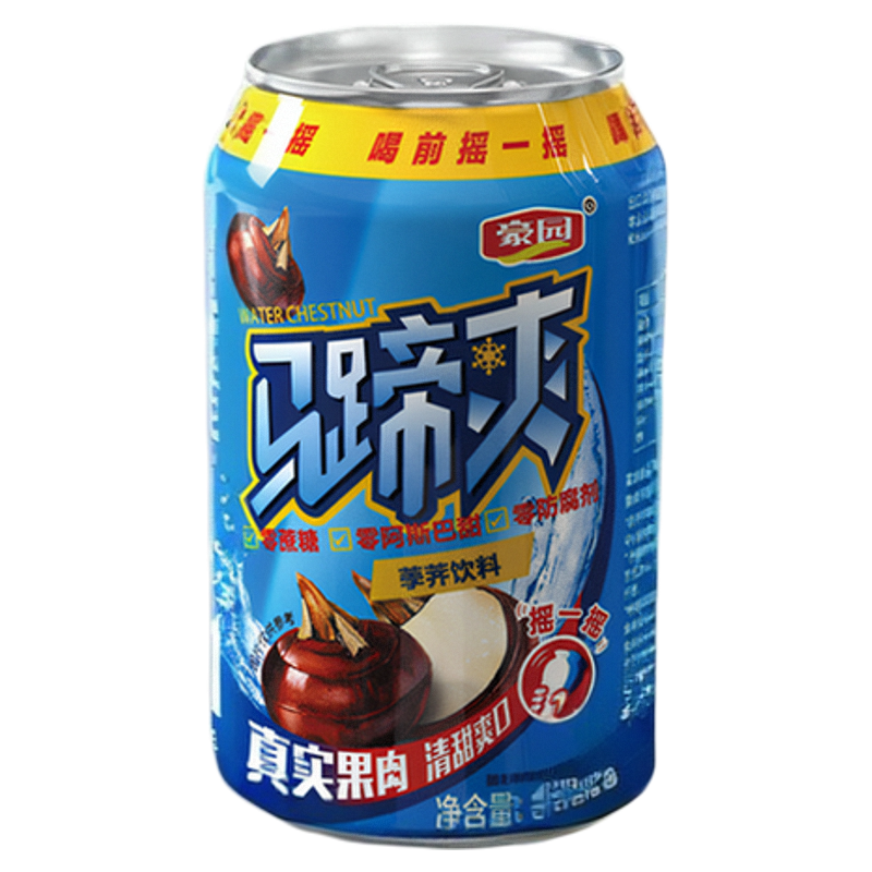豪园马蹄爽饮料果汁果肉夏日冰爽送礼果蔬汁饮品310m*8瓶罐荸荠汁