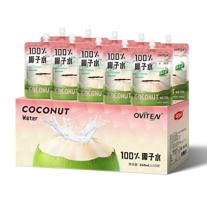【烈儿宝贝直播间】豪园100%椰子水245ml*10孕妇可喝泰国进口椰源