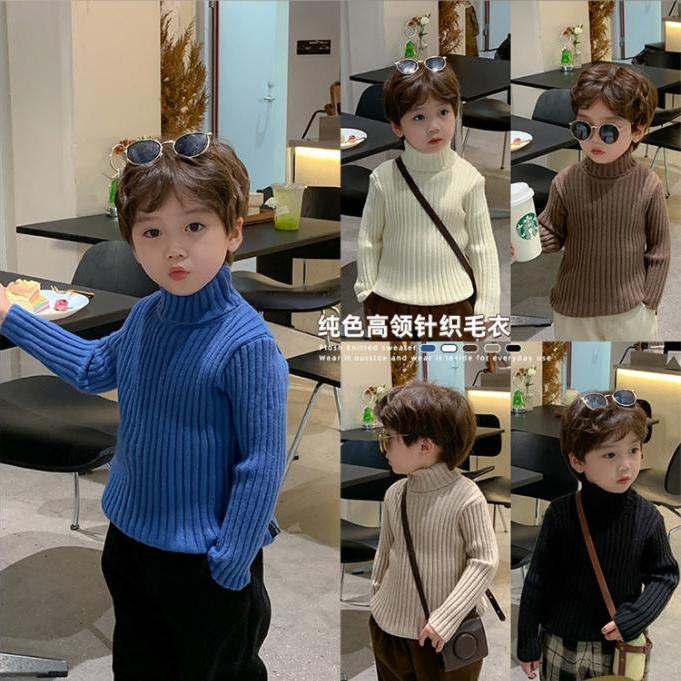 男女童童装儿童毛衣高领