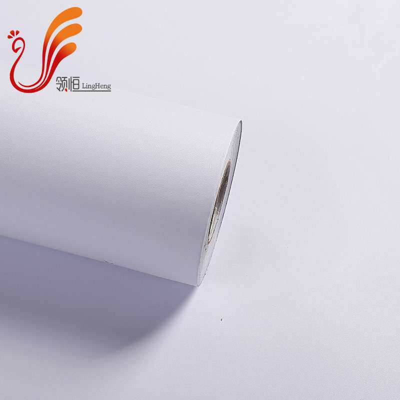 加厚自粘墙纸波音软片衣柜桌面家具翻新贴投影仪幕纯白色木纹贴纸