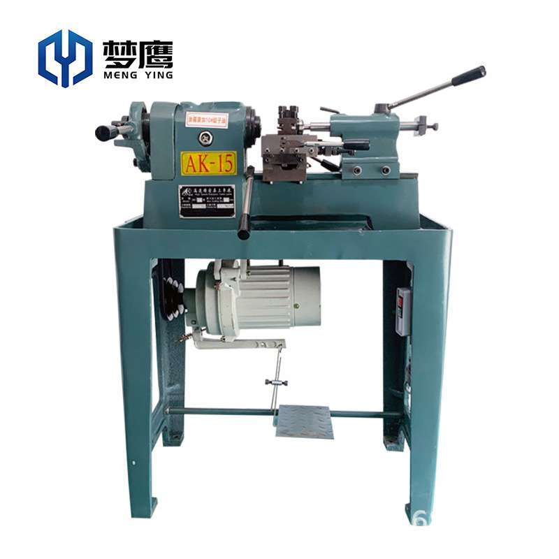 梦鹰桌上精密仪表车床小型机床工业级多功能手拉钻孔倒角外圆割槽