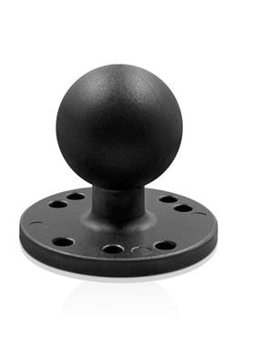 工业显示屏支架铝合金1.5英寸球头底座30x38孔距AMPS孔位圆形底座