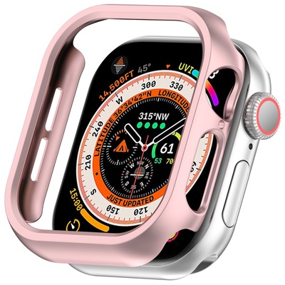 适用苹果手表表带iWatchs10磨砂镂空壳apple watchs9保护套边框女