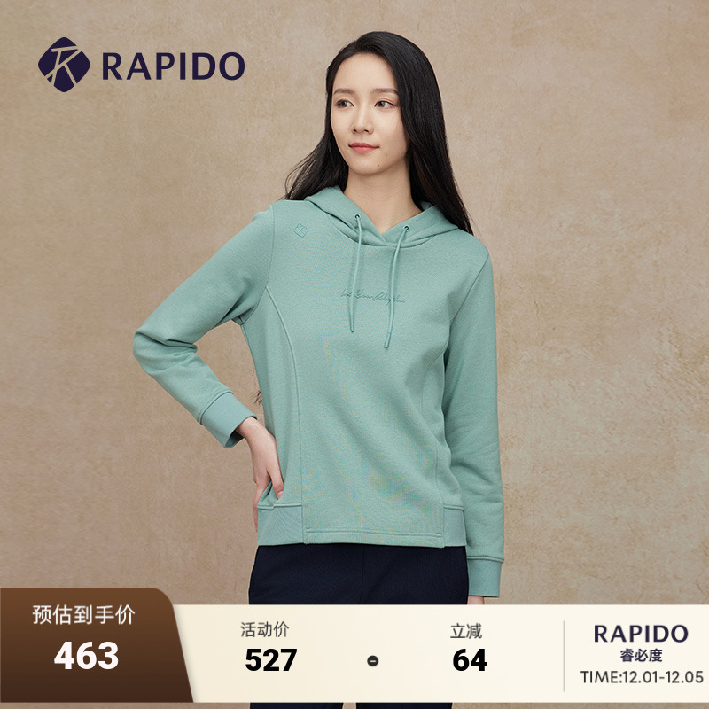 RAPIDO雳霹道女士O系列连帽卫衣