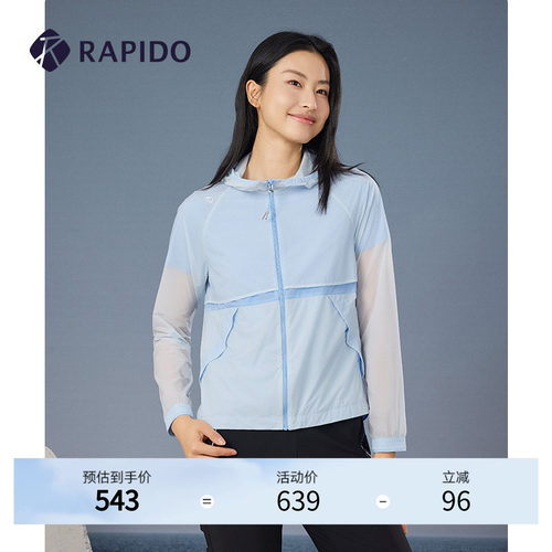 RAPIDO24年春夏女士果冻夹克