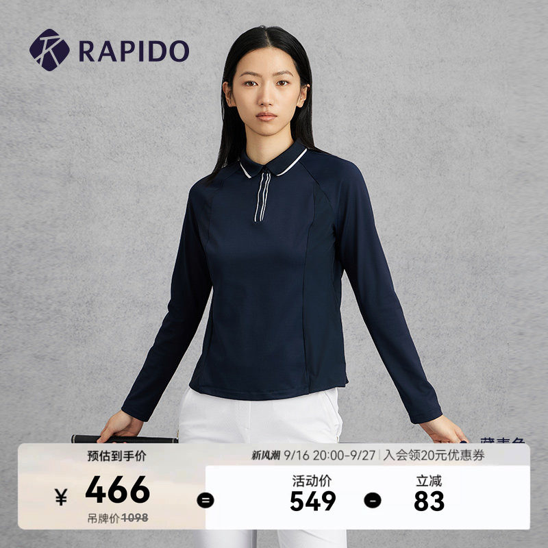 RAPIDO雳霹道女士长袖POLO衫图片