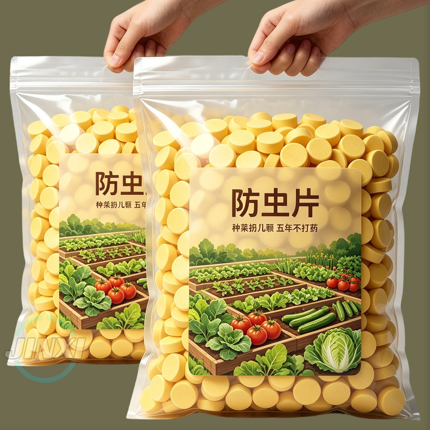 园艺花盆土壤防虫片除虫颗粒