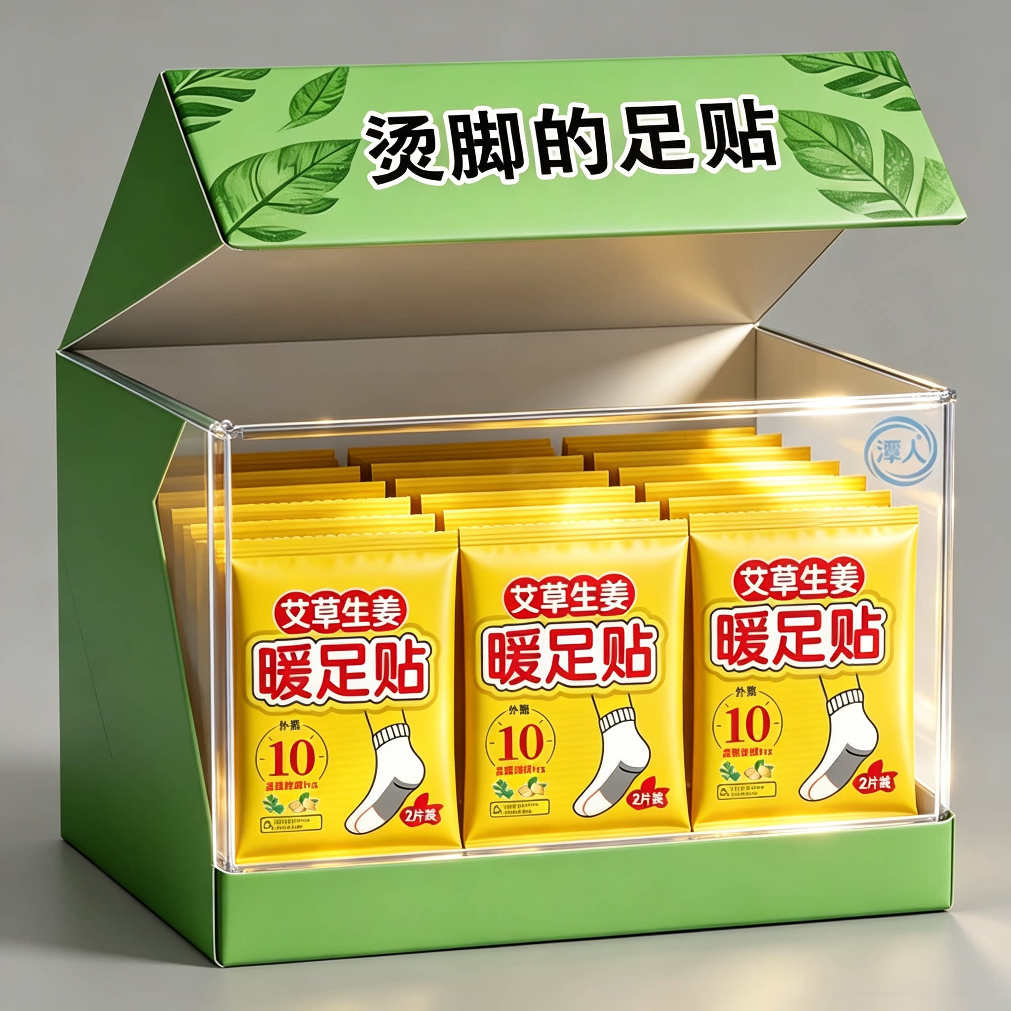 艾草增强款暖足贴暖身从暖脚开始