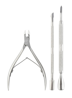 3pcs/set Stainless Steel Cuticle Nippers Nail Clipper Cutter