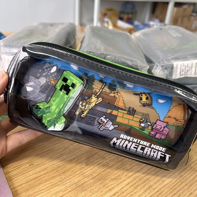 新款现货 我的世界笔袋文具Minecraft游戏mc周边儿童中小童收纳袋