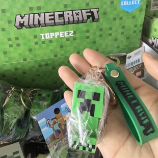现货日本正版我的世界Minecraft钥匙扣挂件mc周边苦力怕史蒂夫