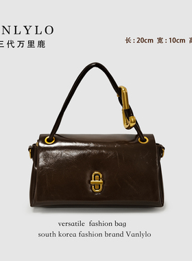 【黑金巧克力】包三代万里鹿新款手提包2552