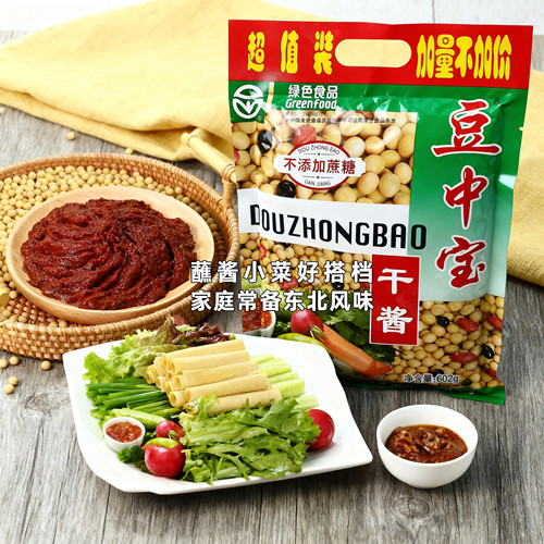 东北特产大酱铁岭豆中宝系列602g