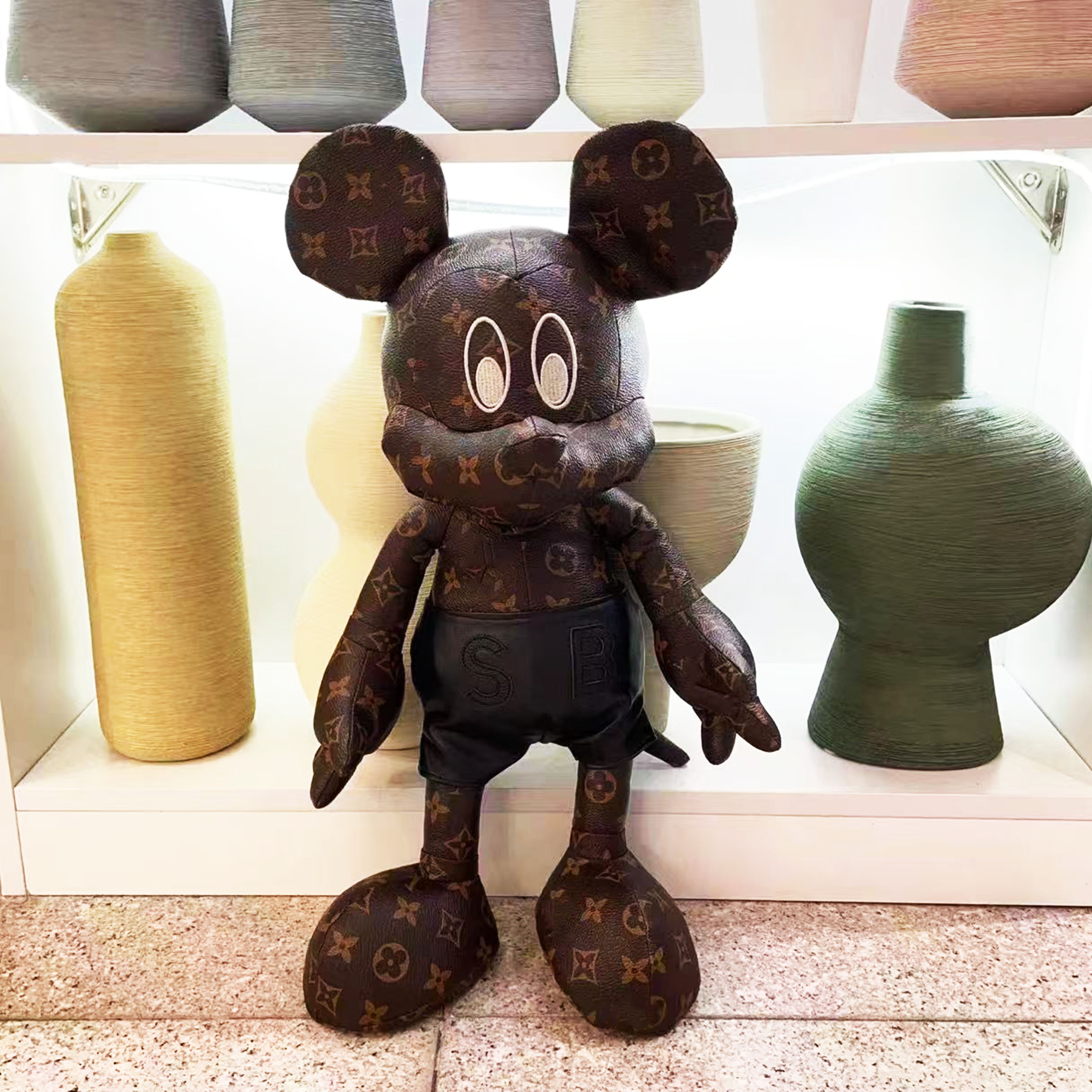 工厂直销布艺米奇老鼠公仔布偶儿童生日礼物摆件娃娃毛绒玩具