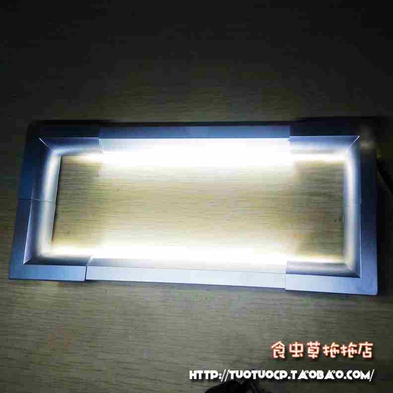 新款小温室暖房花房多肉植物育苗盒箱罩保温自带灯室内补光led生 企萌淘宝宝优惠券