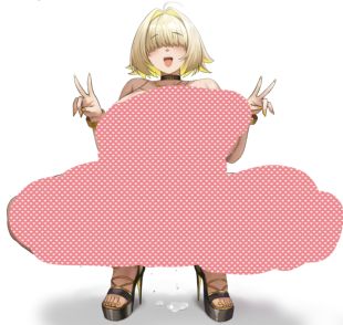 胜利女神妮姬伊莱格性感双面亚克力立牌