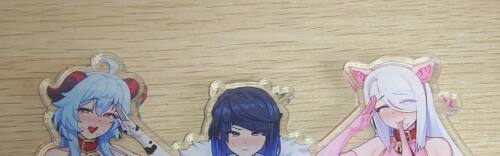 原神申鹤夜兰甘雨双面亚克力立牌