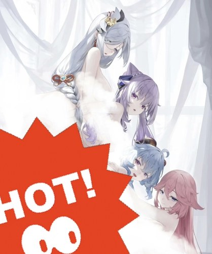 原神周边申鹤刻晴甘雨八重神子立牌