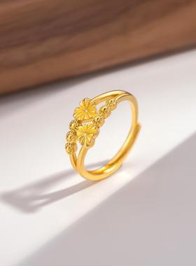 心心相印戒指女小众设计心形爱心