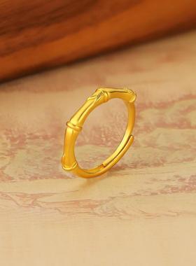 竹节节节高升戒指女2025新款