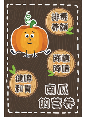 图文部落蔬菜营养价值主题环创