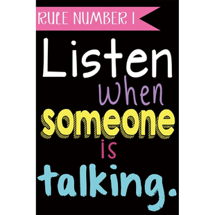 国际双语学校装饰英语课堂规则classroom rules外语培训墙面布置