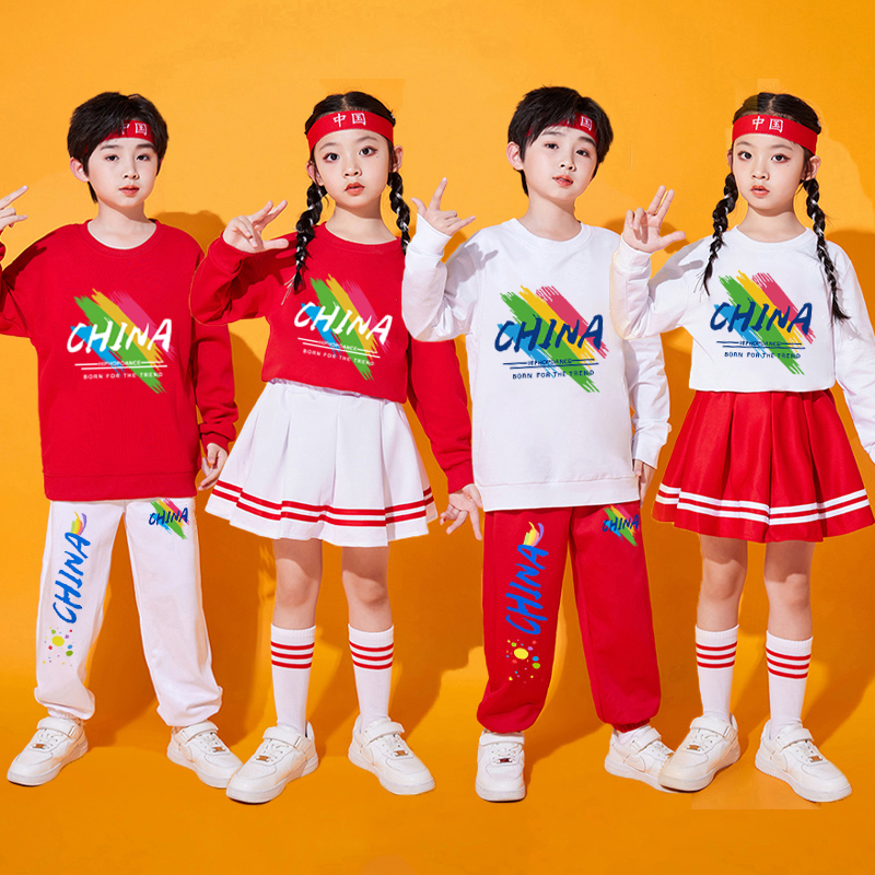 小学生运动会服儿童啦啦队表演服